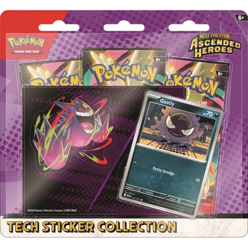 Ascended Heroes Tech Sticker Collection - Gastly!